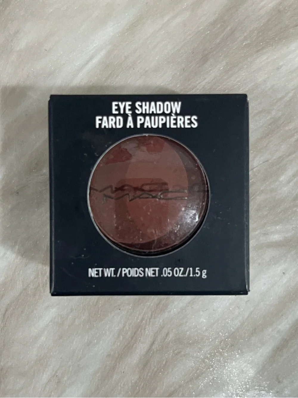 NEW MAC Cosmetics Swiss Chocolate Soft Matte Pigmented Eyeshadow Brown Single